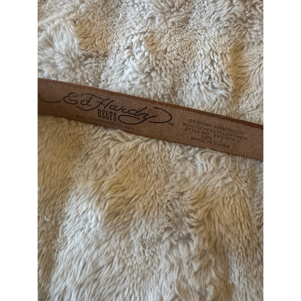 Ed Hardy Leather Belt Large - Picture 5 of 7